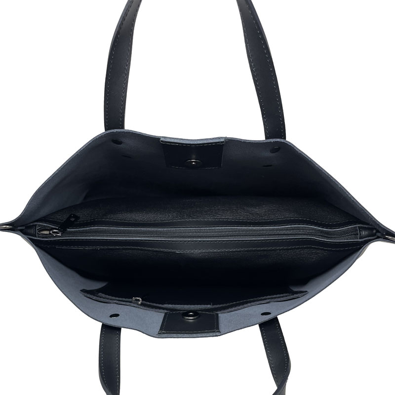 Borsa grande da donna in pelle - 47x30x14 cm - 2094 - immagine 6