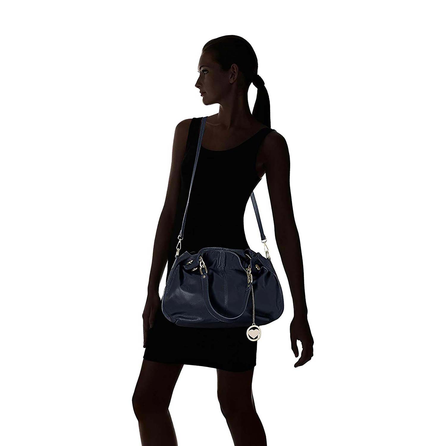Borsa a Spalla da Donna in Vera Pelle - 3305. - immagine 2