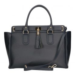 Borsa a Mano grande da Donna con con pendente in pelle - 80048.
