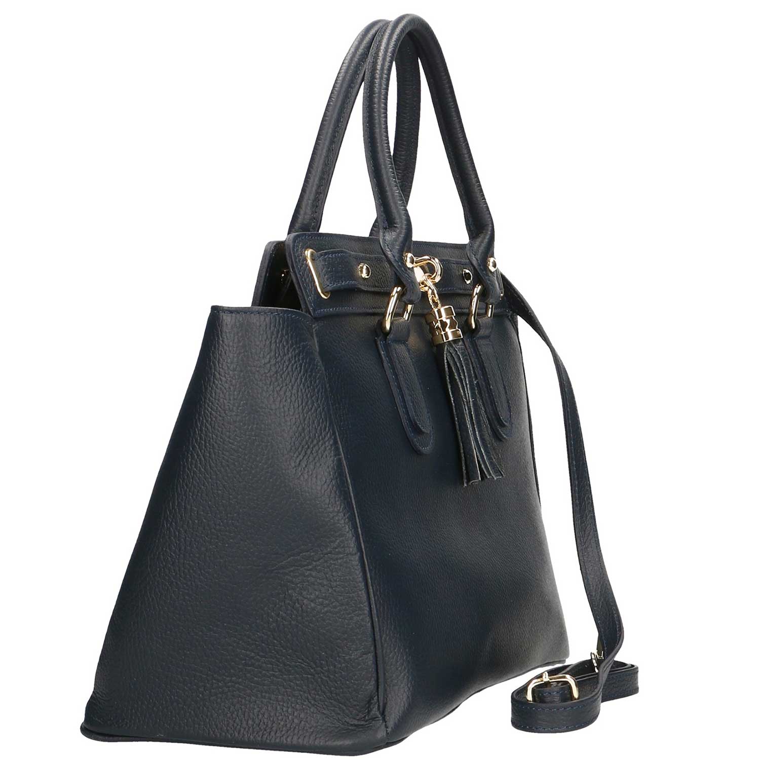 Borsa a Mano grande da Donna con con pendente in pelle - 80048. - immagine 5