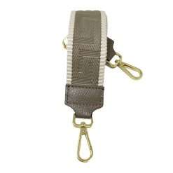 Tracolla TR01 Fango Taupe Metallo Oro