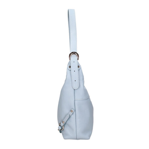 Borsa grande a spalla in pelle con fibbie - 7140. - immagine 2