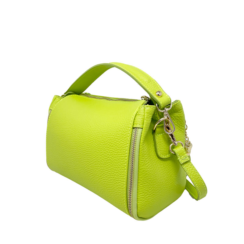 Borsa Tracolla Made In Italy Borsa Bauletto In Pelle Chicca