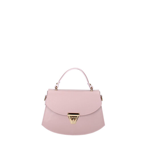 Borsa piccola da donna in pelle con chiusura a Twist - 7202.