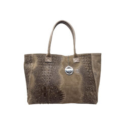 Borsa a Mano Shopper Grande Indossabile a Spalla da Donna in Pelle - K062