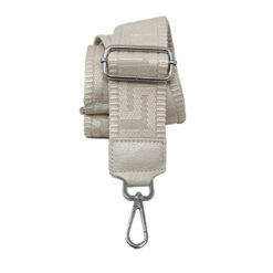 Tracolla TR01 Beige Metallo Argento