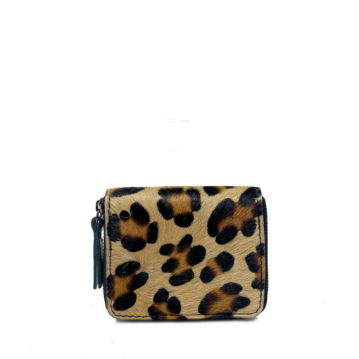 Portafoglio Animalier in Cavallina piccolo in Pelle - K051