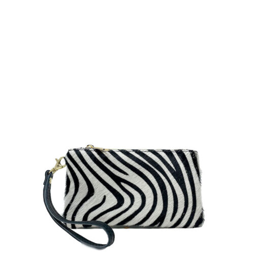 Portaspiccioli con laccio da Donna in Pelle Animalier – k066