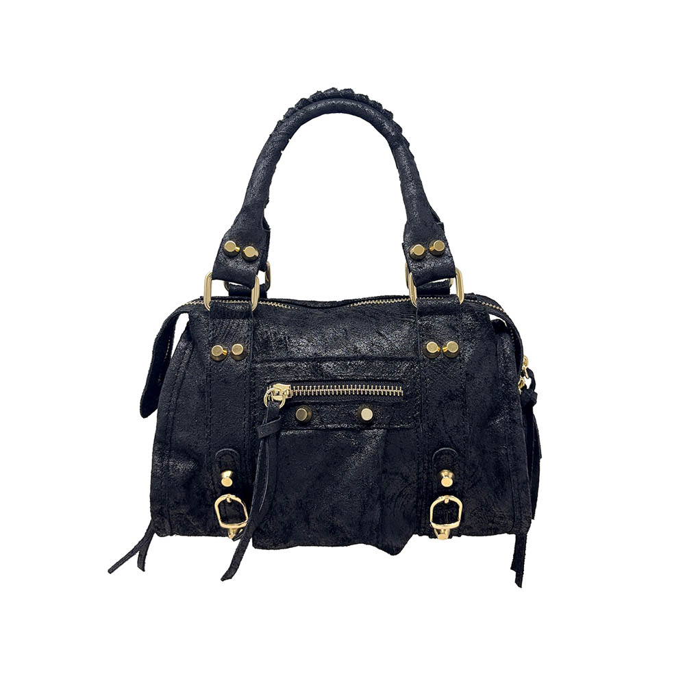 Borsa a Mano Piccola in Pelle Opaca con Borchie - ART. K072 - immagine 2