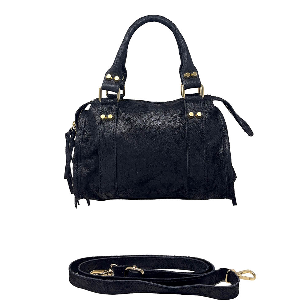 Borsa a Mano Piccola in Pelle Opaca con Borchie - ART. K072 - immagine 4