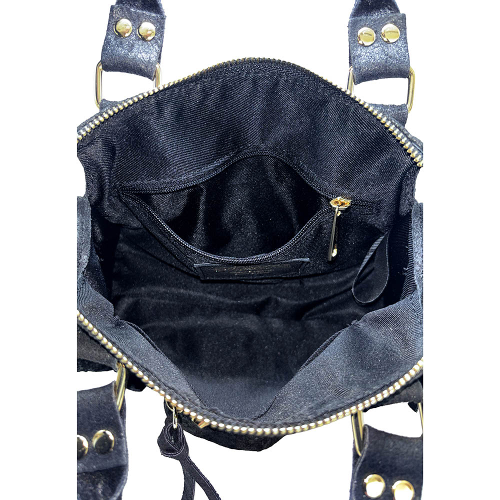 Borsa a Mano Piccola in Pelle Opaca con Borchie - ART. K072 - immagine 6