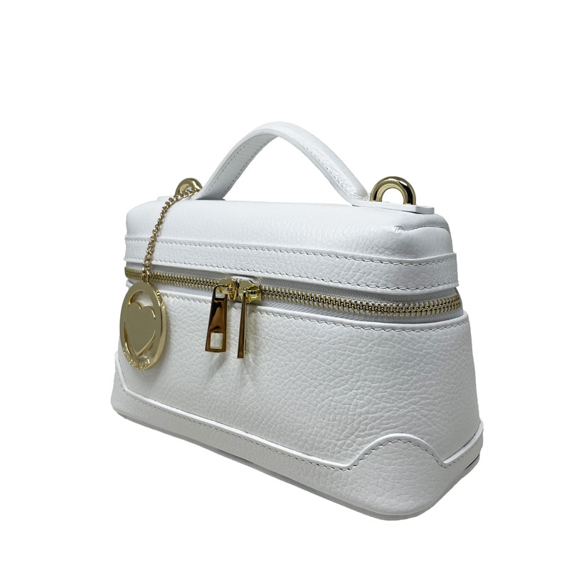 Borsa Beauty a mano in pelle - K078 - immagine 2
