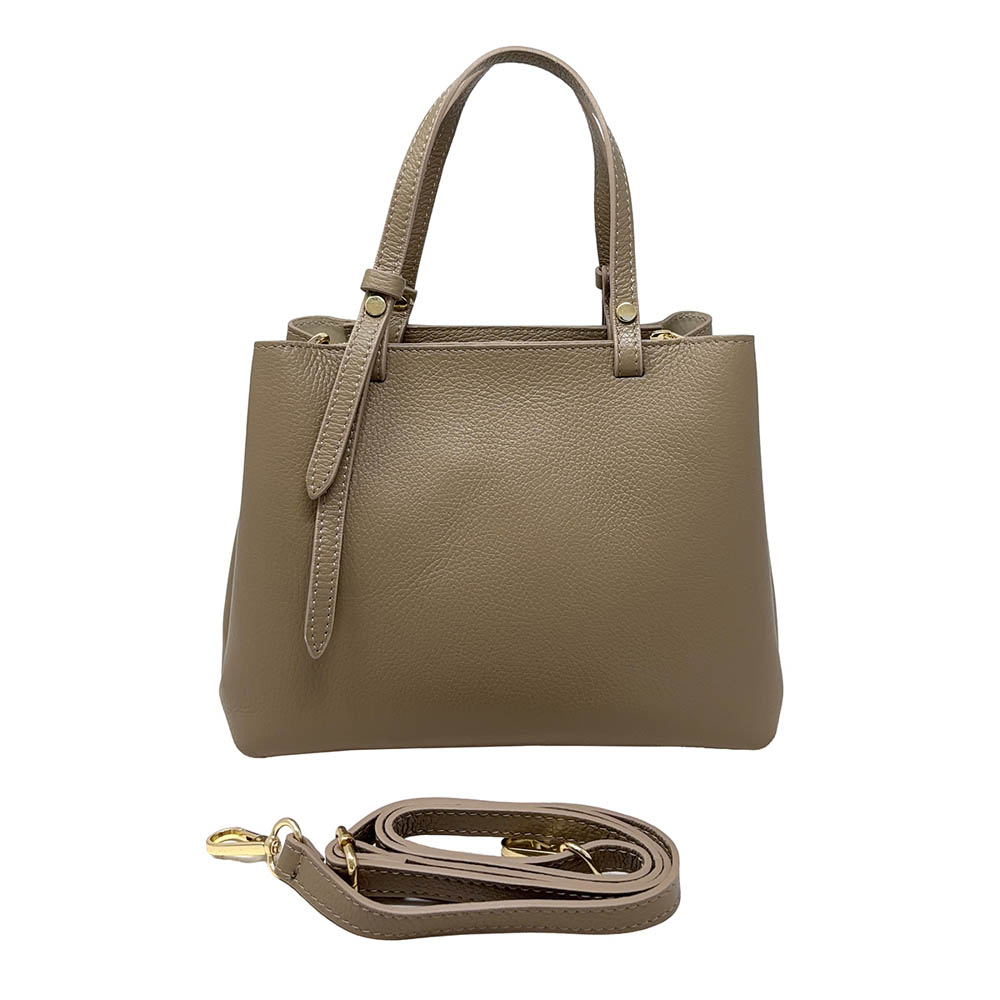 Borsa a Mano Elegante da Donna in Pelle Martellata con Tracolla - ART. K103 - immagine 3