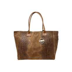Borsa a Mano Shopper Grande Indossabile a Spalla da Donna in Pelle - La Mim&igrave; - Art. K062