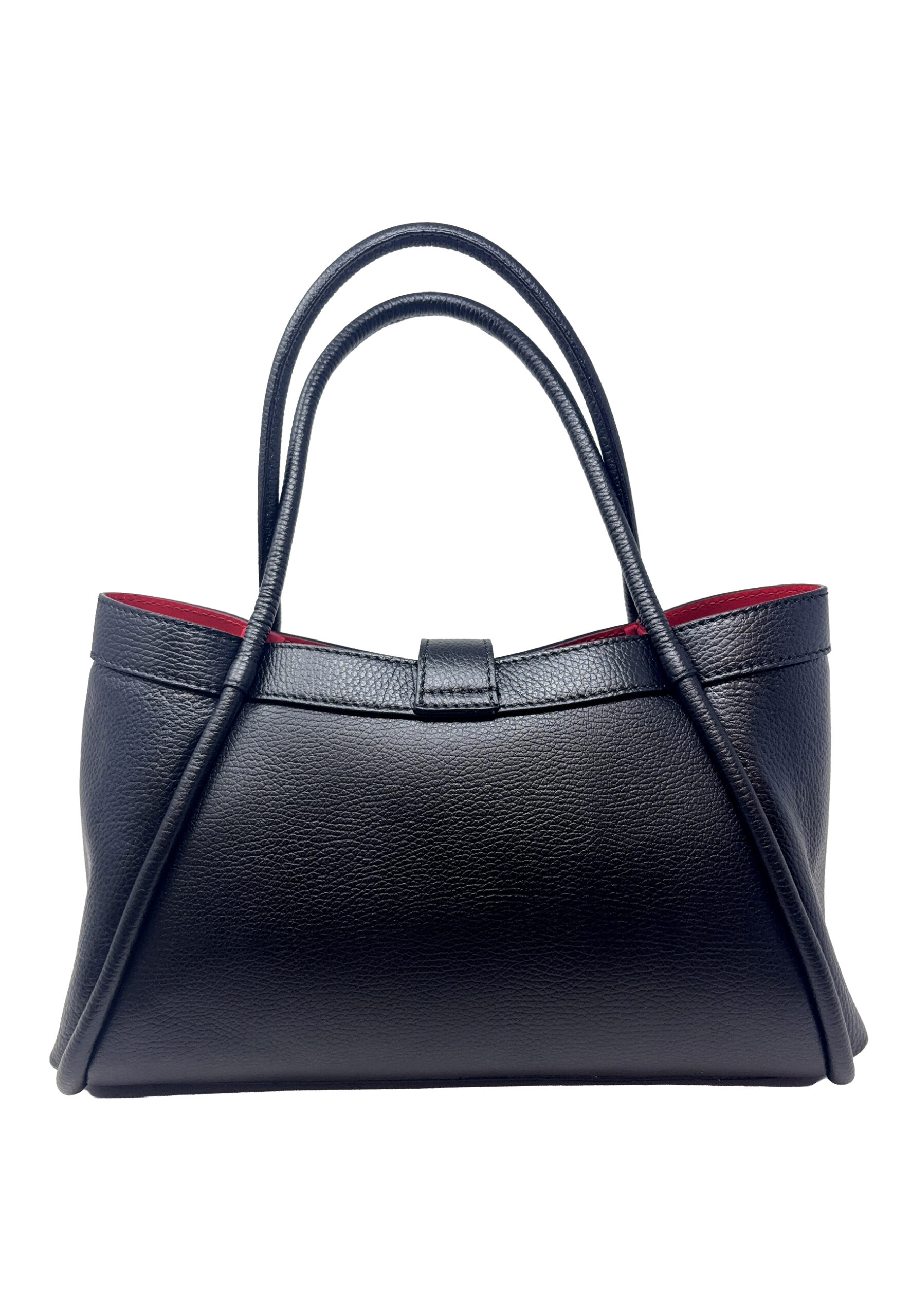Borsa a Mano Elegante da Donna in Pelle Martellata - La Prisma Media - ART. K106 - immagine 4
