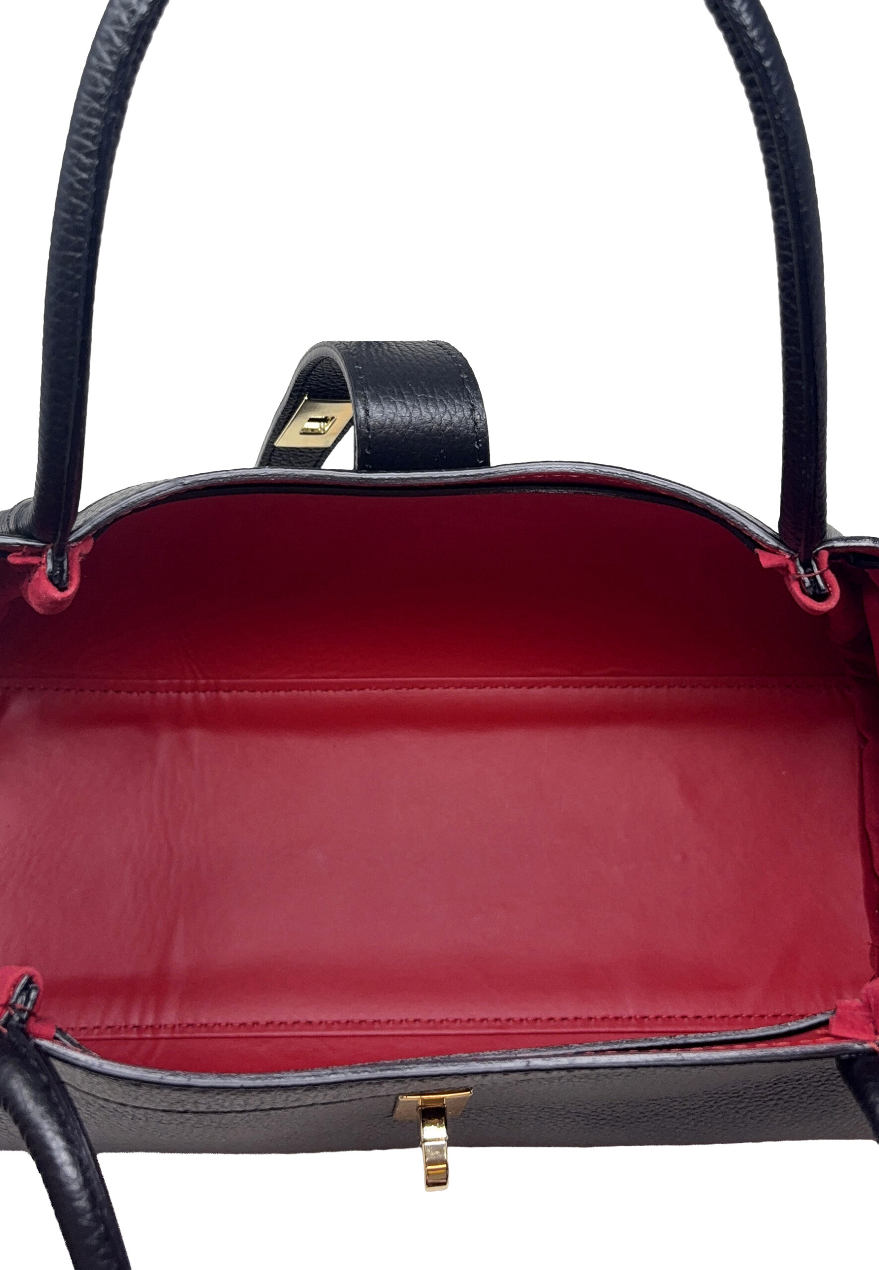 Borsa a Mano Elegante da Donna in Pelle Martellata - La Prisma Media - ART. K106 - immagine 8