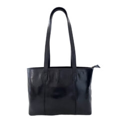 Borsa a Mano spalla o tracolla Donna in Vera Pelle Lucida Made in Italy - L'Ottavia - art. KFAB001