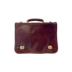 Borsa A Tracolla in Vera Pelle Lucida Made in Italy - L'Ornella - art. KFAB008