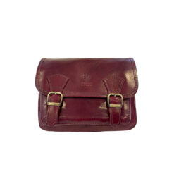 Borsa A Tracolla in Vera Pelle Lucida Made in Italy - L'Aurelia - art. KFAB010