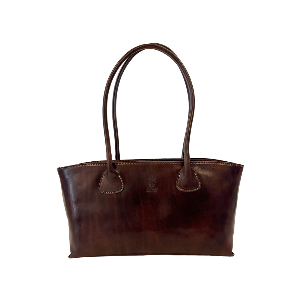 Borsa A Tracolla in Vera Pelle Lucida/Opaca Made in Italy - L'Olimpia - art. KFAB012