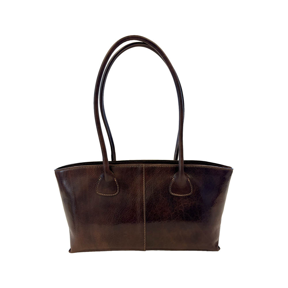 Borsa A Tracolla in Vera Pelle Lucida/Opaca Made in Italy - L'Olimpia - art. KFAB012 - immagine 3