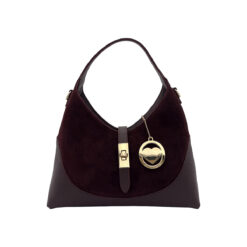 Borsa a Mano spalla o tracolla Donna in Vera Pelle Made in Italy - La Grace - art. KM001
