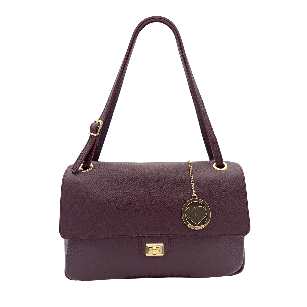 Borsa a Mano spalla o tracolla Donna in Vera Pelle Made in Italy - La Stella - art. KM003