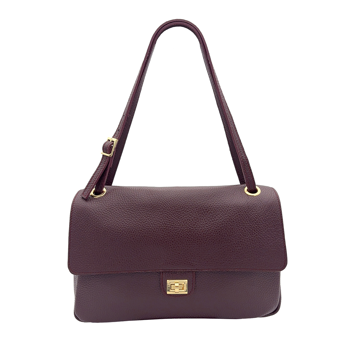 Borsa a Mano spalla o tracolla Donna in Vera Pelle Made in Italy - La Stella - art. KM003 - immagine 2