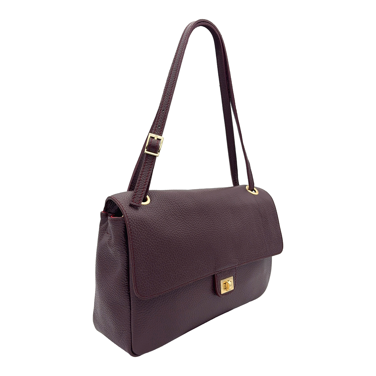 Borsa a Mano spalla o tracolla Donna in Vera Pelle Made in Italy - La Stella - art. KM003 - immagine 3